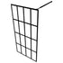 Walk-in Shower Screen Frosted Tempered Glass 35.4"x76.8"