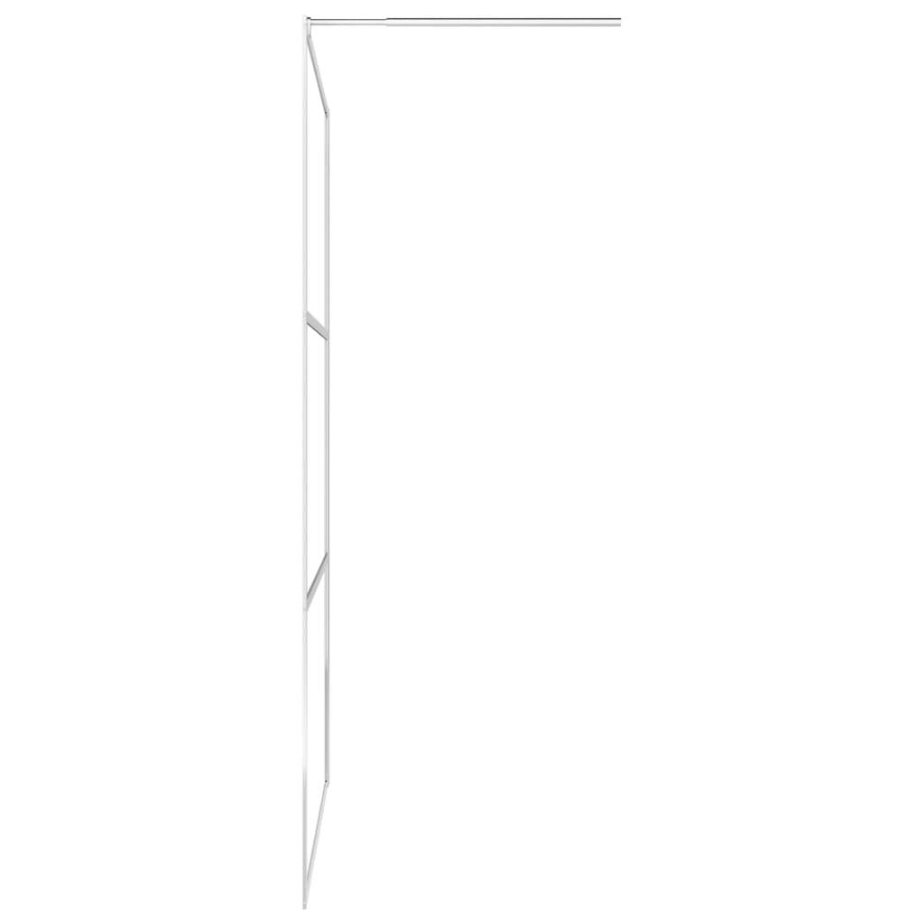 Walk-in Shower Wall with Clear ESG Glass 35.4"x76.8"