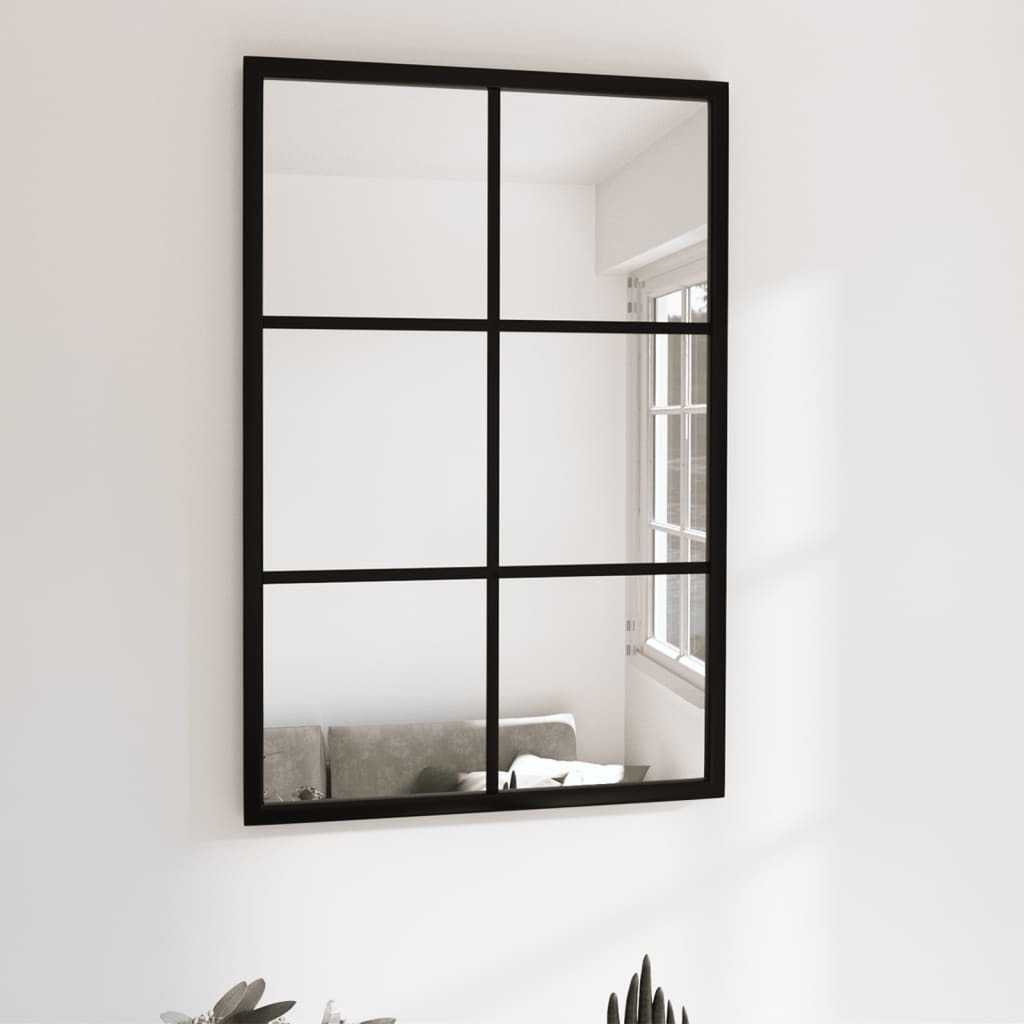 Wall Mirror Black 23.6