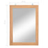 Wall Mirror Solid Teak 19.7"x27.6"