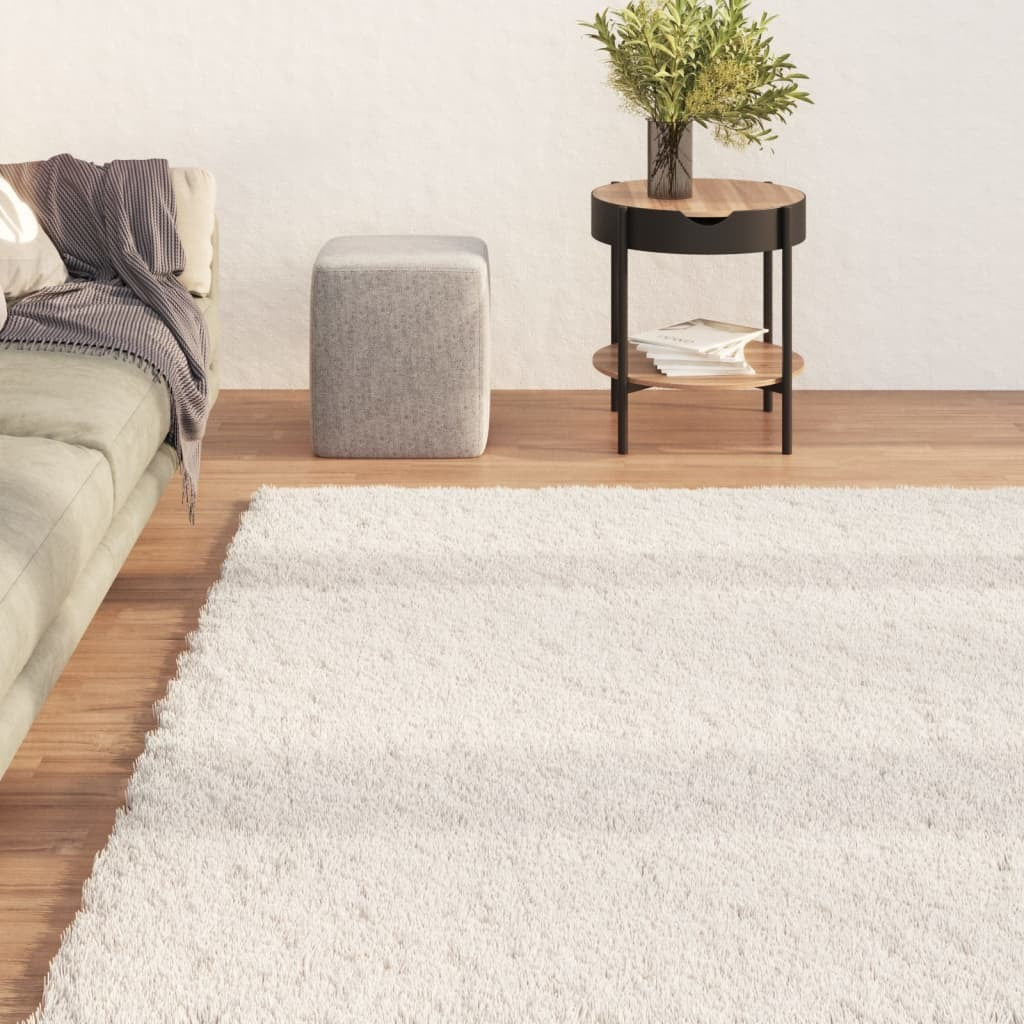 Washable Rug Soft Shaggy Cream 63