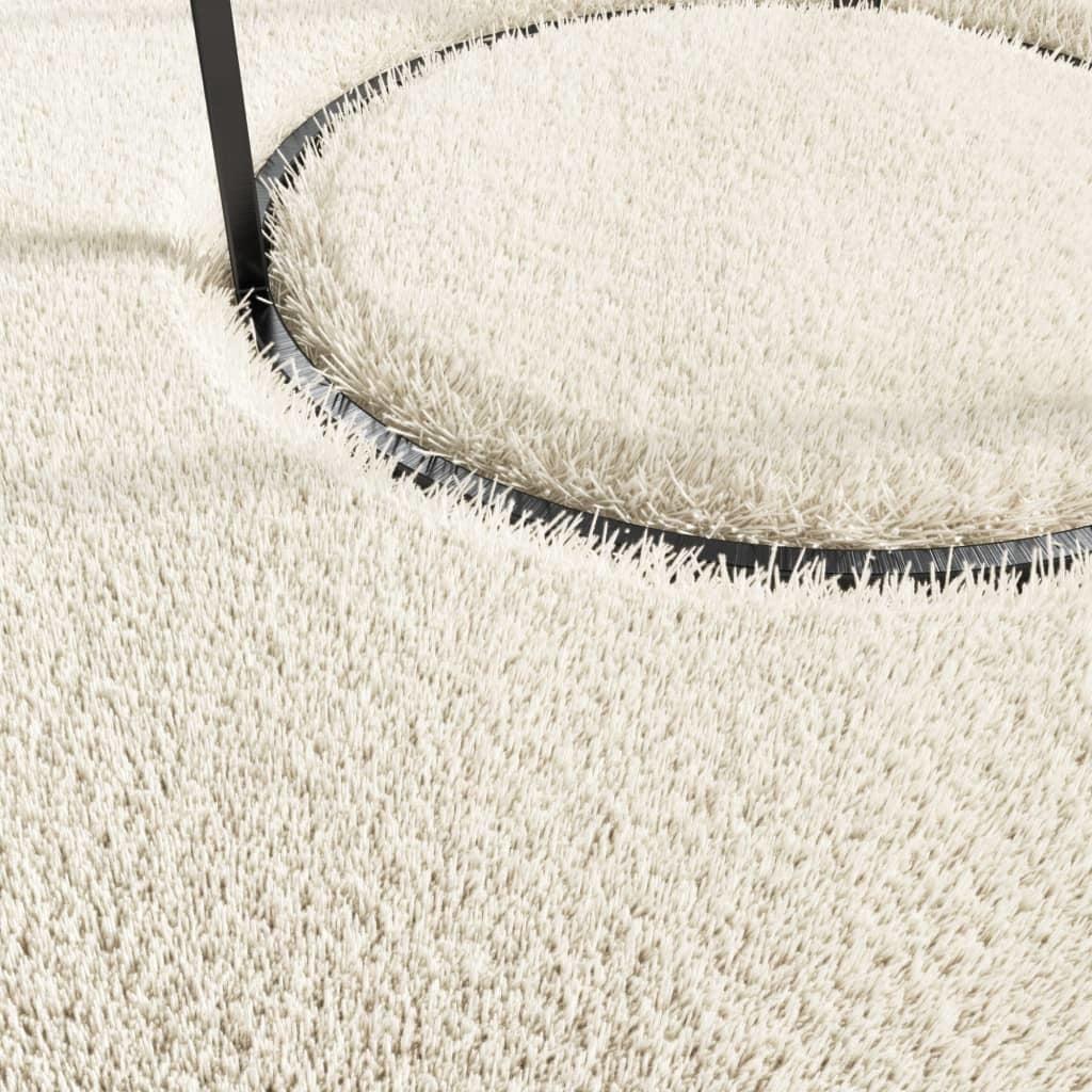 Washable Rug Soft Shaggy Cream 63