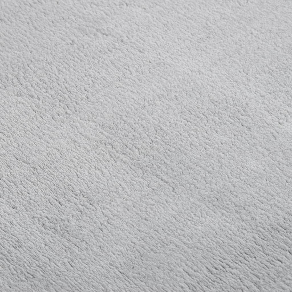 Washable Rug Soft Shaggy Gray 63