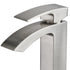 Waterfall Spout Bathroom Faucet, Single Handle Bathroom Faucet 1 Holes