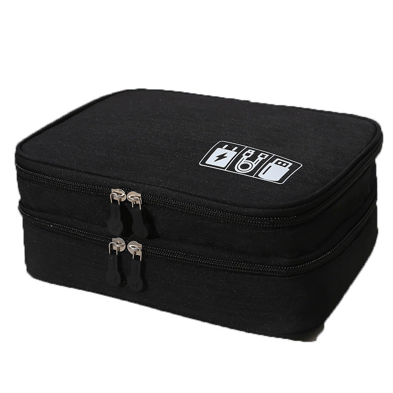 Waterproof Multi-Function Digital Package Headphone Storage Box Cable Organizer Bag USB Storage Bag Cable Cord Organizer Bag Cable Organizer Travel Bag - WoodPoly.com