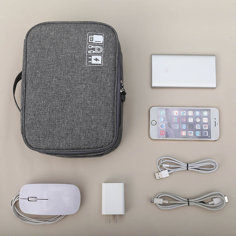Waterproof Multi-Function Digital Package Headphone Storage Box Cable Organizer Bag USB Storage Bag Cable Cord Organizer Bag Cable Organizer Travel Bag - WoodPoly.com