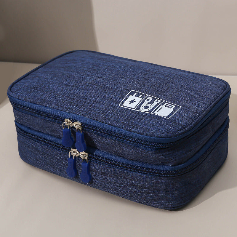 Waterproof Multi-Function Digital Package Headphone Storage Box Cable Organizer Bag USB Storage Bag Cable Cord Organizer Bag Cable Organizer Travel Bag - WoodPoly.com
