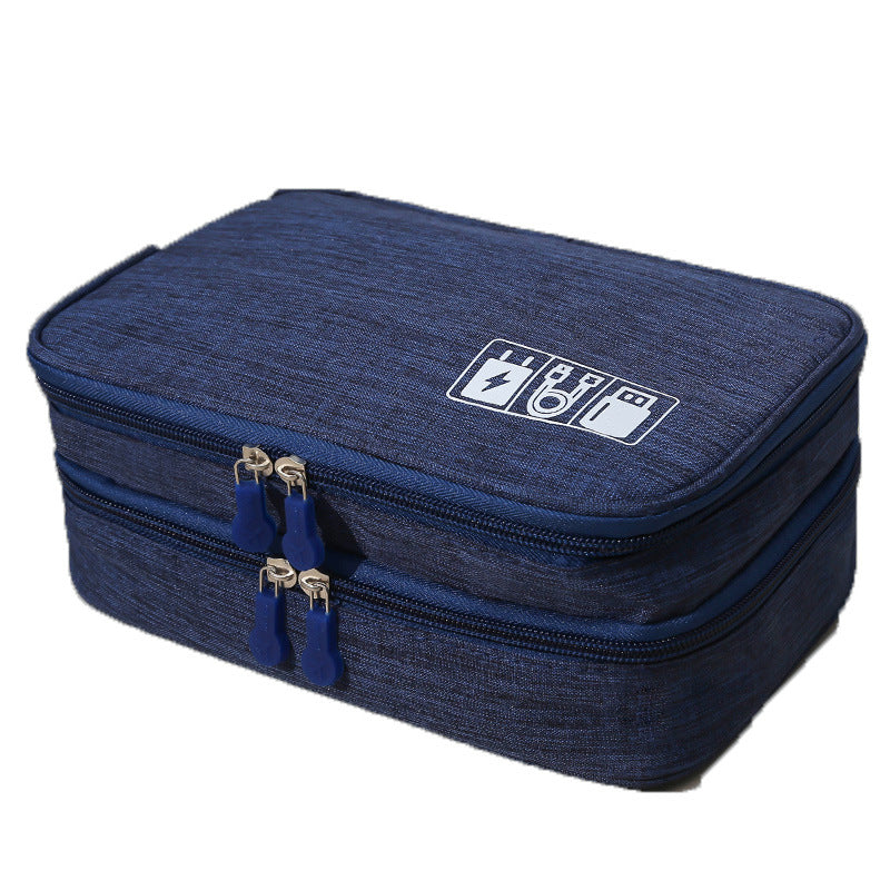 Waterproof Multi-Function Digital Package Headphone Storage Box Cable Organizer Bag USB Storage Bag Cable Cord Organizer Bag Cable Organizer Travel Bag - WoodPoly.com
