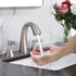 Widespread Bathroom Sink Faucets Two Handle 3 Hole Vanity Bath Faucet with Drain Assembly (Brushed Nickel)