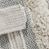 Woven Texture Stripe Bath Rug