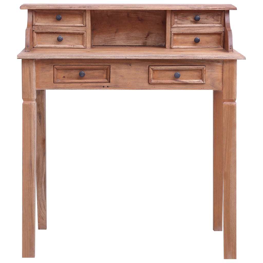 Writing Desk with Drawers 35.4"x19.7"x39.8" Solid Reclaimed Wood